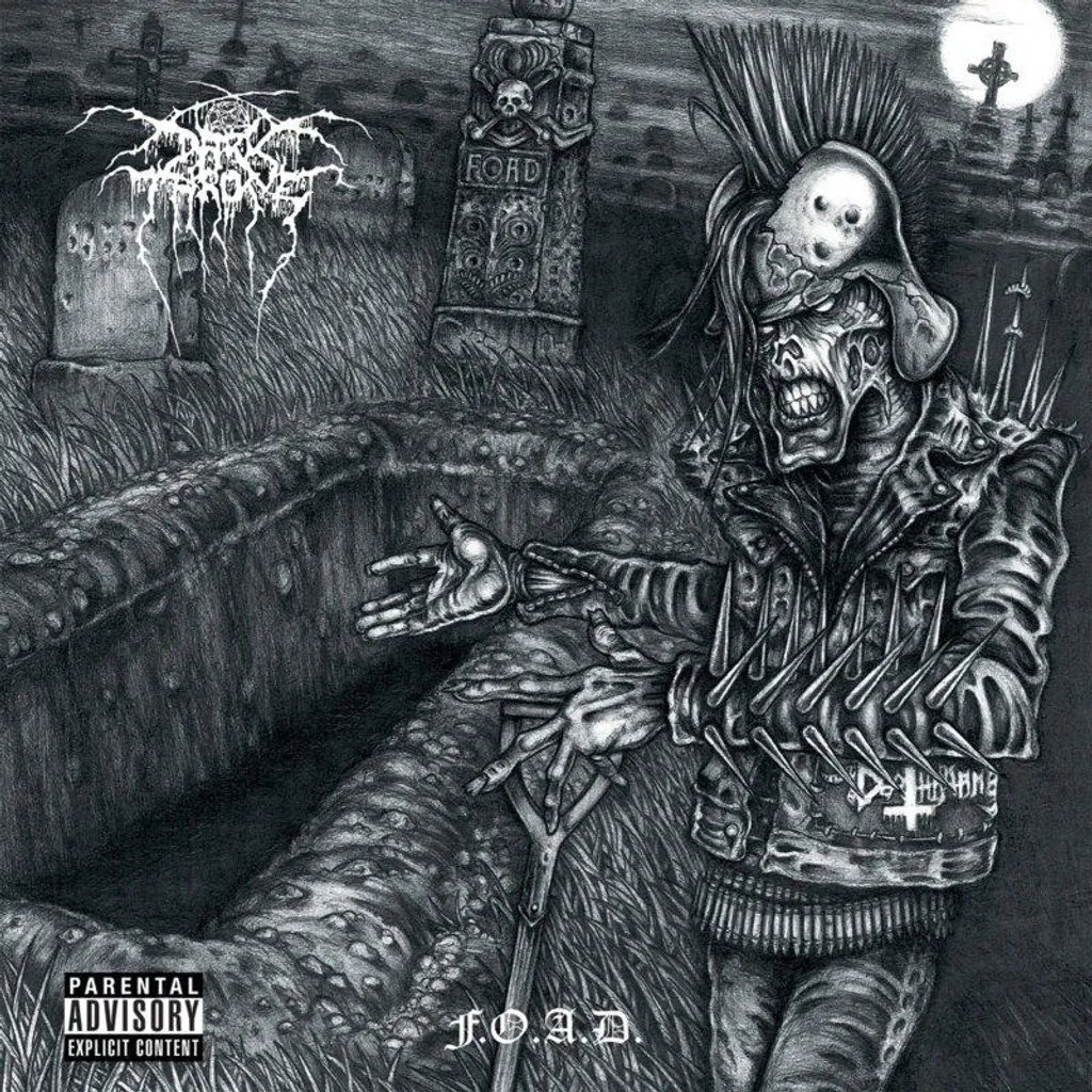 Disque Vinyle Darkthrone F.O.A.D. Album LP Gatefold pour Collectionneur