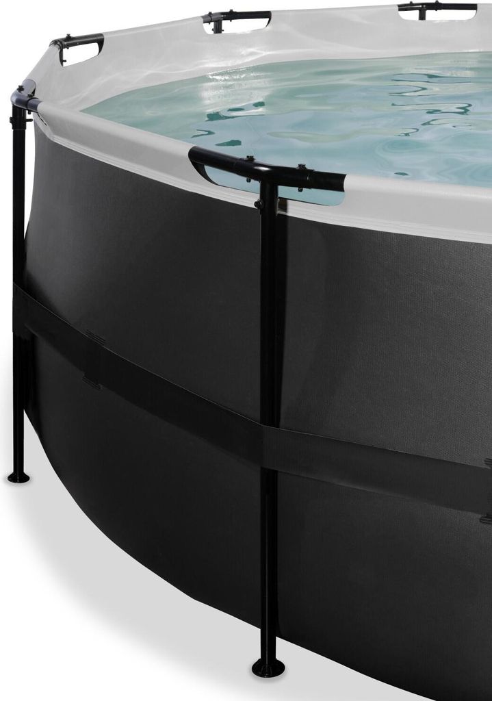 EXIT Black Leather Basen Stelażowy ø427, Basen Naziemny, z Zdjęcie produktu 