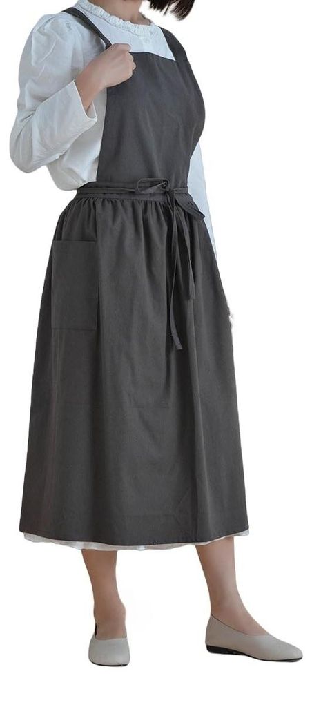 Omgoods - Baumwoll-Schürze mit Vokostasche - Lässig und Produktbild 