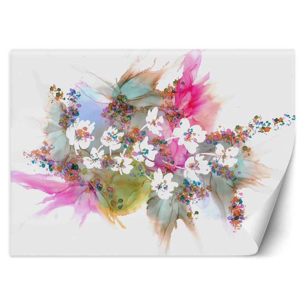 FOTOTAPETE Blumenstrauß 450x315 cm 3D VLIES Tapete Wandtapete Wandbilder Wanddeko Design Wohnzimmer Schlafzimmer Flur Büro Küche AAAxBBB cm VLIE...