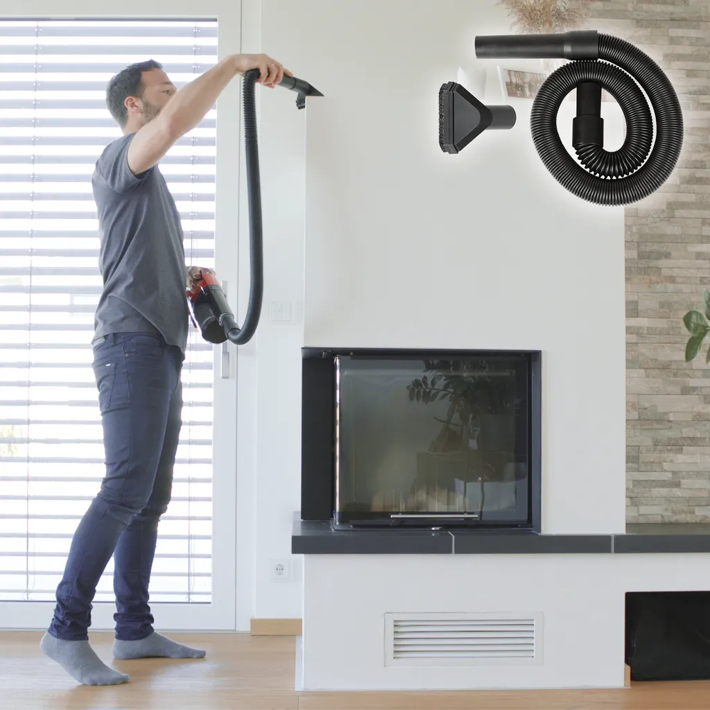 Flexible et accessoires Einhell pour aspirer les zones hautes et étroites