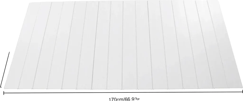 Pont de baignoire blanc extensible et plateau de bain ergonomique