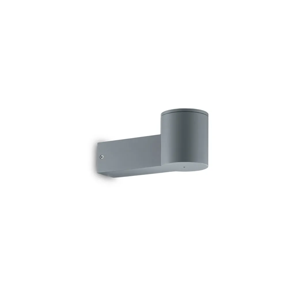 Applique E27 Dimmable Gris IP44 Ideal Lux CLIO Résistante Intempéries