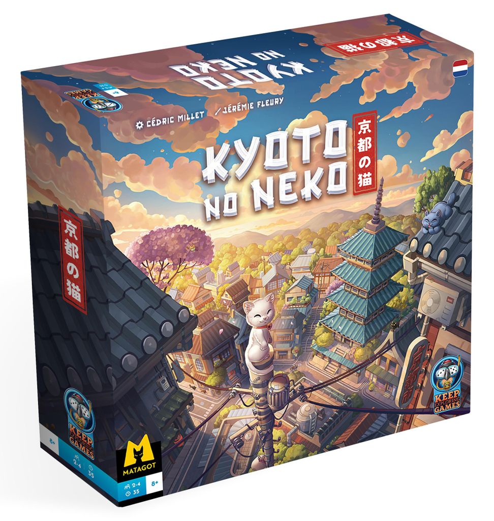 Keep Exploring Games Brettspiel Kyoto no Neko Abenteuer für Kinder
