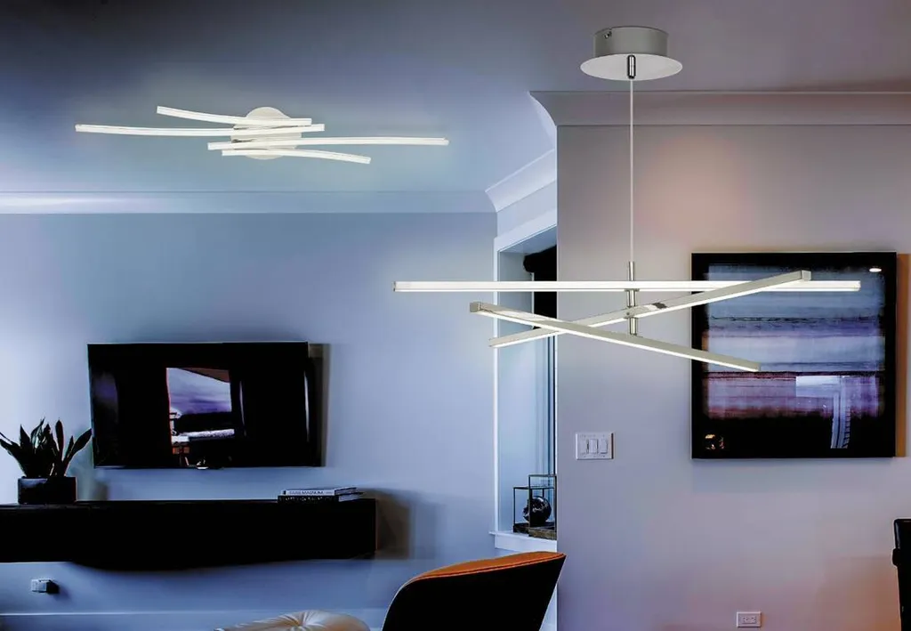 Suspension LED 18W chrome 2480 Meredith Rabalux pour salon moderne - 5