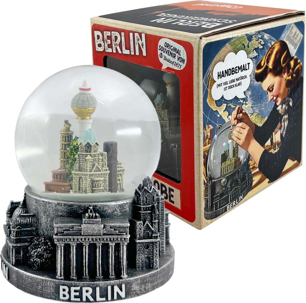 United1871 Berlin Schneekugel, Berlin Souvenirs, Snowglobe, Souvenir Deutschland, Deutschland Souvenir in Geschenkbox