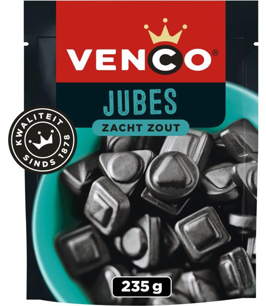Venco Jubes ovocná žvýkačka 235 g – měkké, ovocné žvýkací Obrázek produktu 