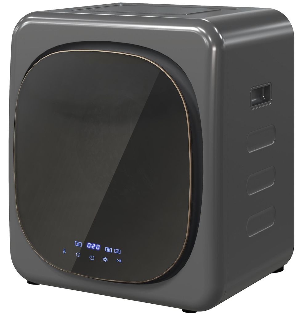 HOMCOM Secadora de ropa mini con 6 programas, capacidad de Imagen del producto 