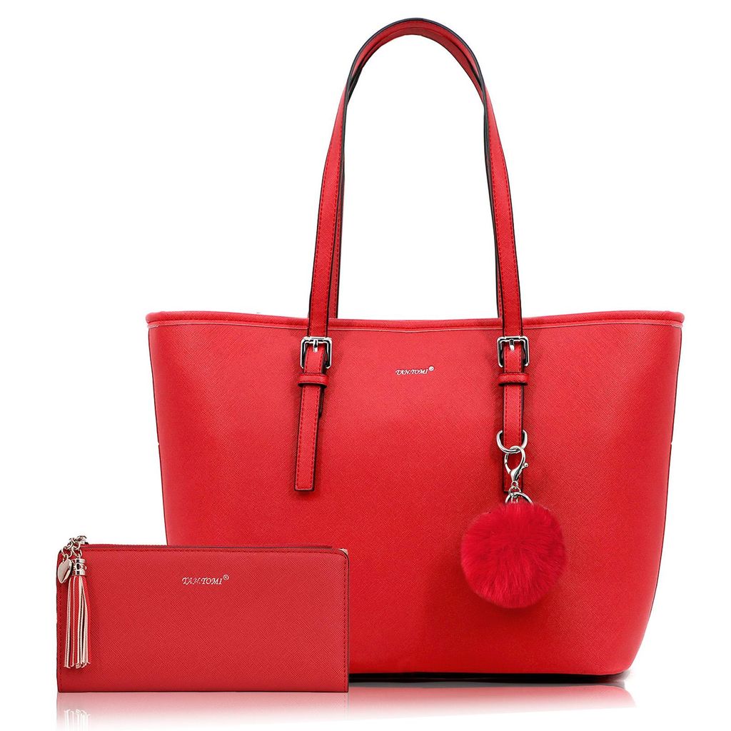 Shopper Handtasche Damen mit Geldbörse und Produktbild 