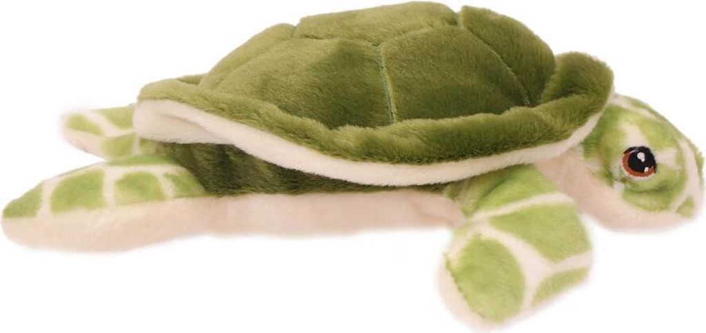 Plüschtier Schildkröte 28 cm, grün beige, Schildkröten Produktbild 