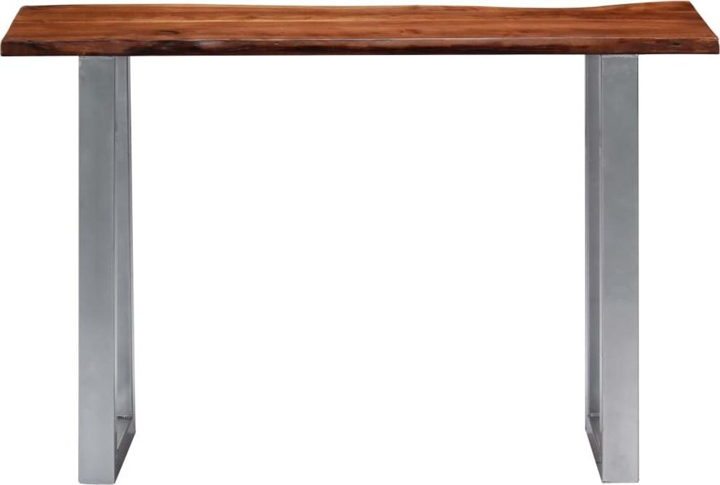 vidaXL Konsolentisch 115x35x76 cm Massivholz Akazie und Eisen