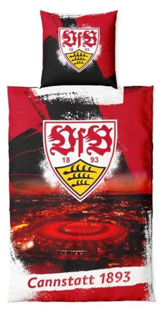 VfB Stuttgart Bettwäsche Kurve Produktbild 