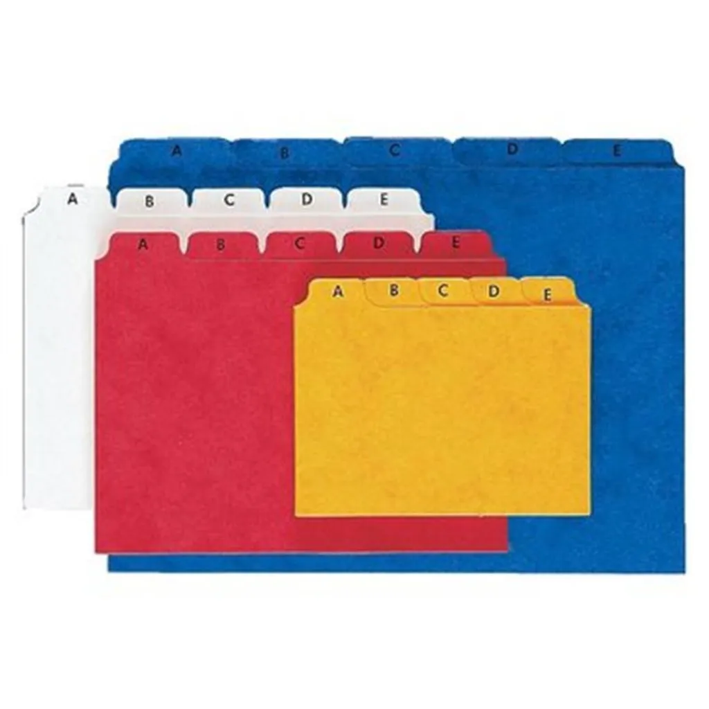 Intercalaires Alphabétiques A-Z Format A5 Horizontal Bleu Pagna - 3
