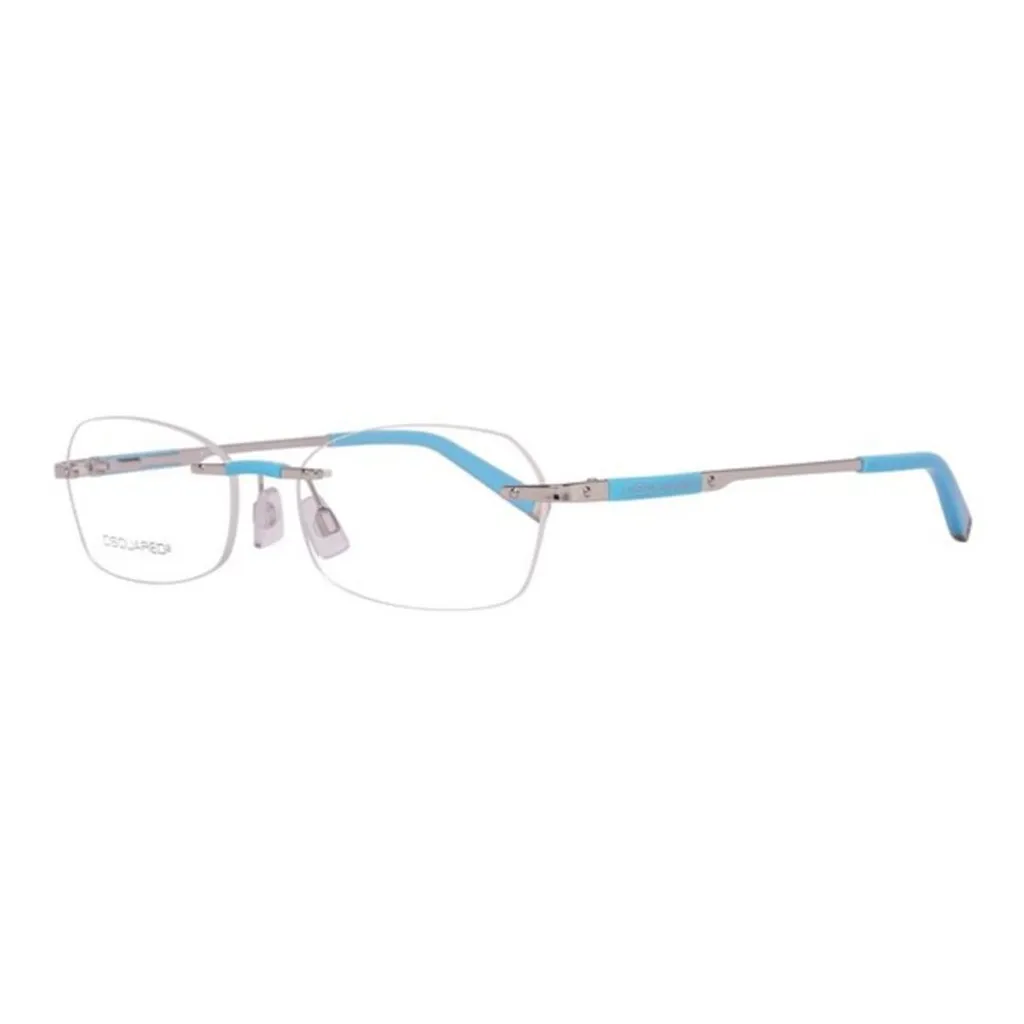 Lunettes Dsquared Monture Optique Métal Argent 54mm Style Épuré Adulte
