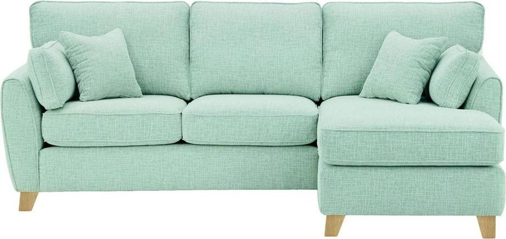Rechtsseitiges Ecksofa James-Vitolini 336-1037-wax black