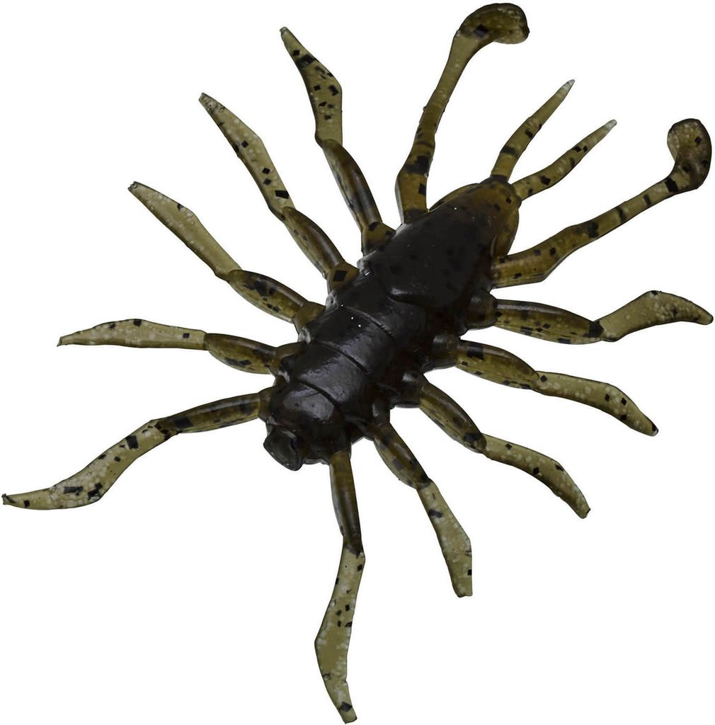 Illex RV Bug Spinne Gummiköder 1,5" 3,8cm Green Pumkin Pepper