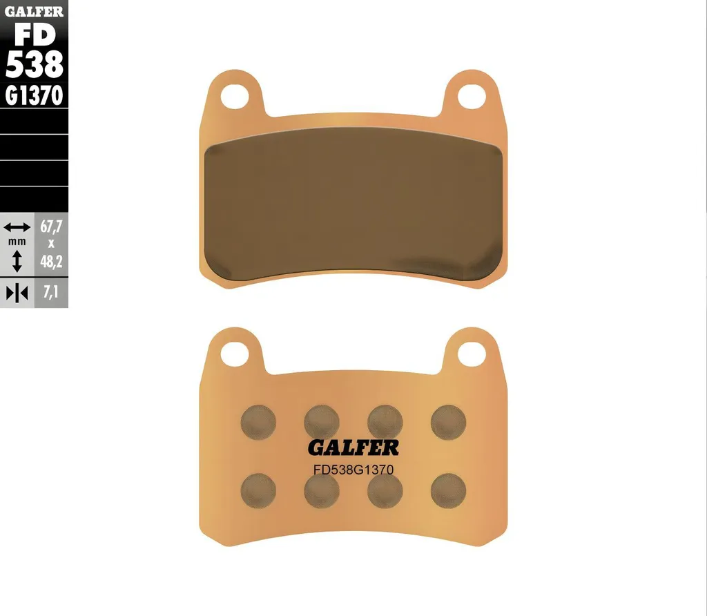 Plaquettes de Frein Galfer FD538G1370 Benelli BN 302 Tornado 2014-2022