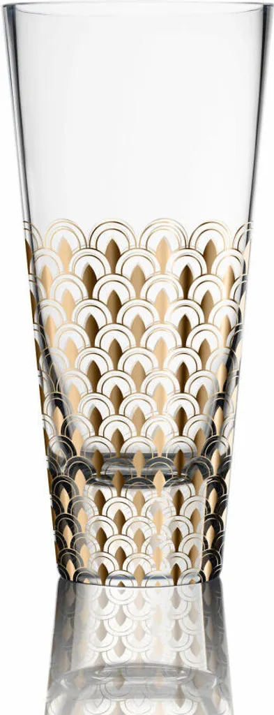 Vase Goebel VOLA First Gold 26 First Gold 20001221 Verre et Or 26 cm