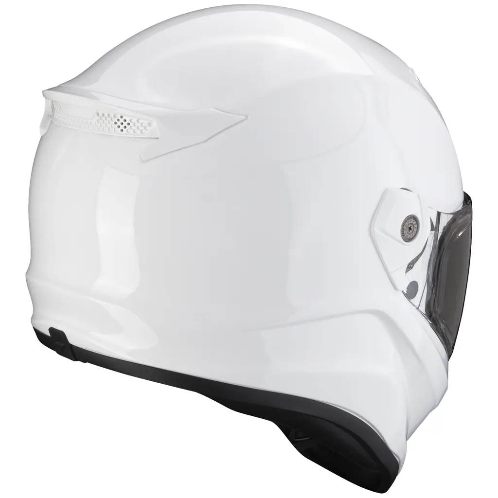 Casque Scorpion Covert FX Solid Gloss White Blanc en Taille L Intégral - 3