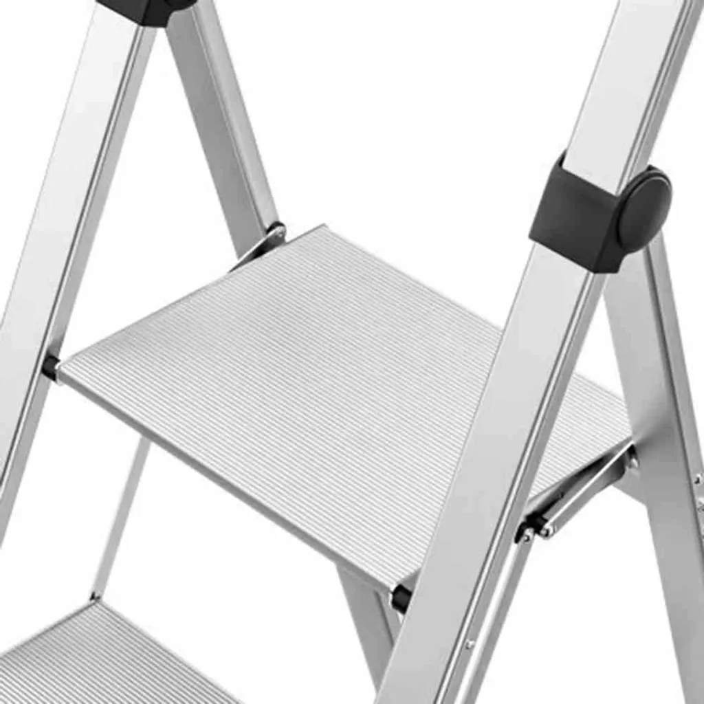 Hailo Escabeau Aluminium DK40 BASICLINE 3 Marches Selekta Design 3S - 4