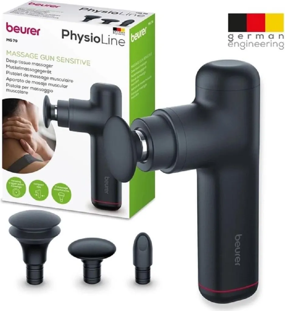 Pistolet de Massage MG 79 Massage Gun Sensitive Beurer - Compact et Doux