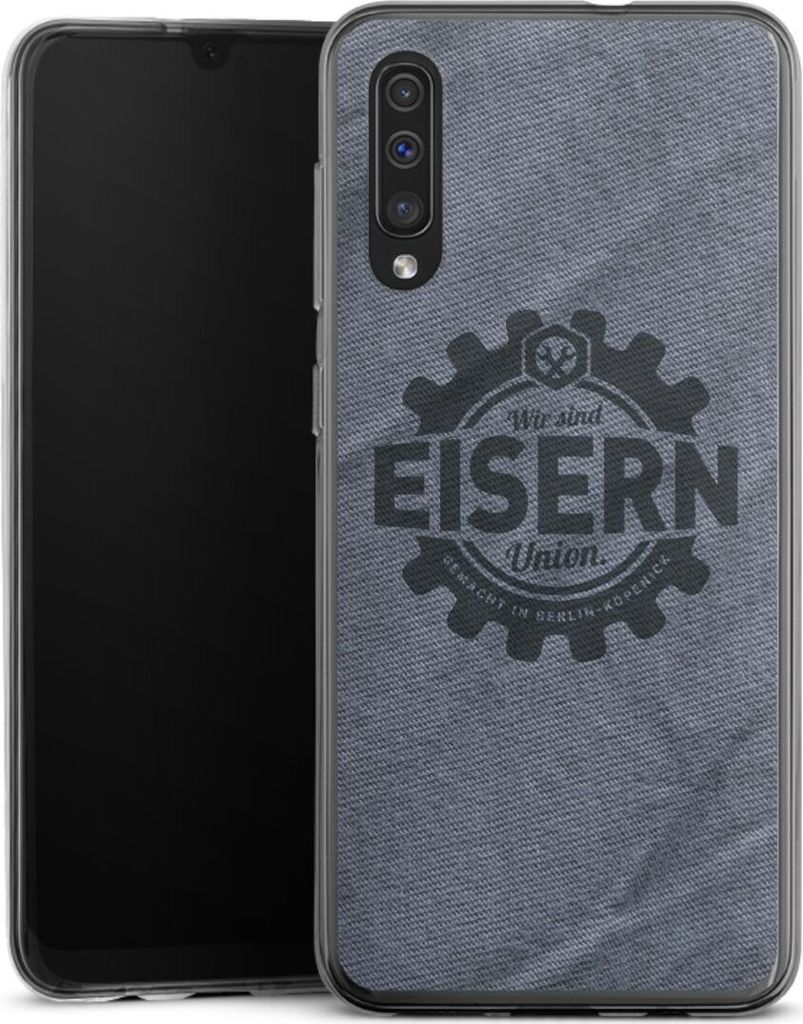 DeinDesign Handyhülle für Samsung Galaxy A50 Silikon Hülle Case Smartphone Schutzhülle 1. FC Union Berlin FCU Offizielles Lizenzprodukt