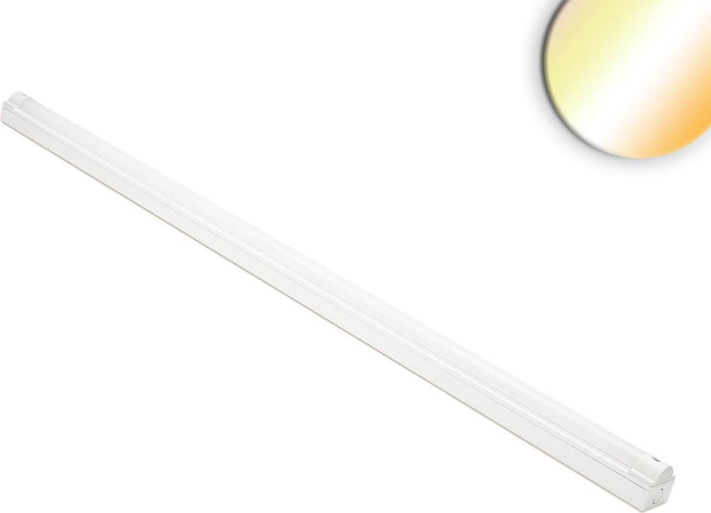 ISOLED 116007 LED Balkenleuchte 120cm, IP42, PowerSwitch 22|27|32|37W, 150 lm/W, ColorSwitch 3000|4000|6000K
