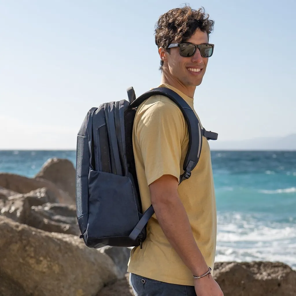 Sac à Dos Voyage Antivol Bobby Explore XD Design - Capacité 30L Bleu - 9