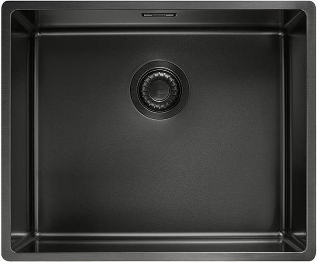 Franke Einbaubecken Mythos Masterpiece BXM 210 / 110-50 Edelstahl PVD Anthracite, Druckknopfventil