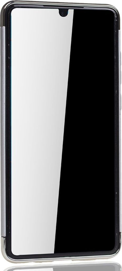 Huawei P30 Handy Hülle Schutz Case Bumper Hard Cover Silber