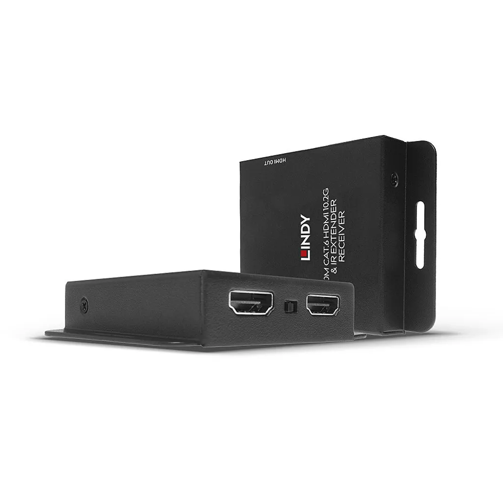 LINDY 70m Cat.6 HDMI 4K30 IR Extender avec PoC et Loop Out - Noir