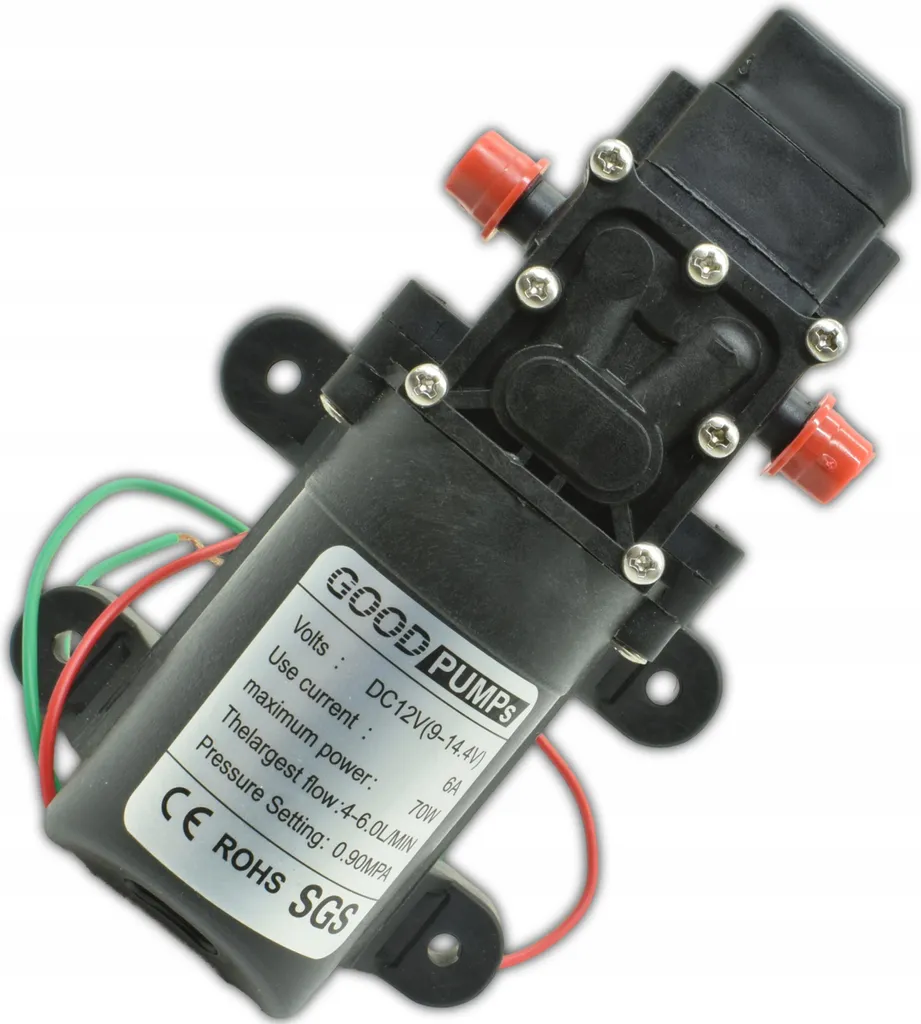 Pompe à eau 12V 6L/min auto-amorçante pour corriger le manque de débit