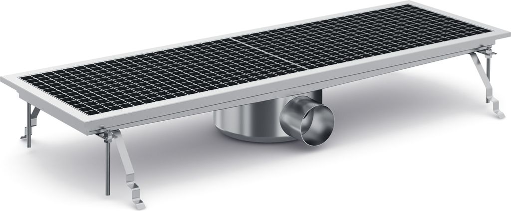 CHEFGASTRO Edelstahl Bodenablauf HORMIGA 300 | HxBxT Produktbild 