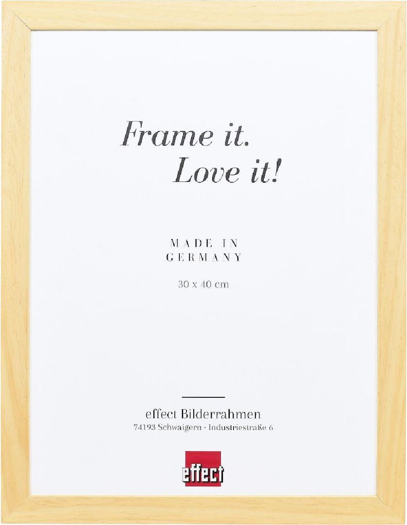 Effect Holzrahmen Profil Top Pro natur 25x30 cm mit Antireflexglas