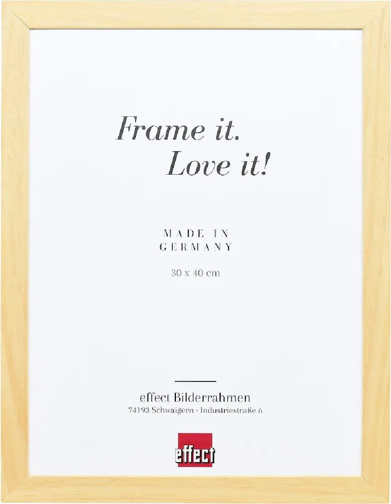 Cornice Legno 25x60 Top Pro Natur | Design Panoramico e Vetro Anti-Reflex