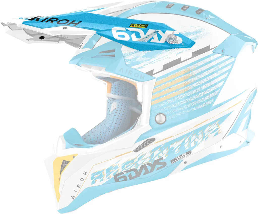 Casque Cross Airoh Aviator 3 Six Days Argentina pour Compétition et Enduro