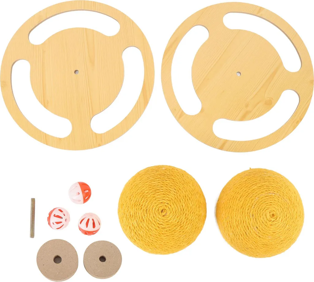 Stop Griffures Meubles Balle de Sisal Chat Structure Stable et Solide