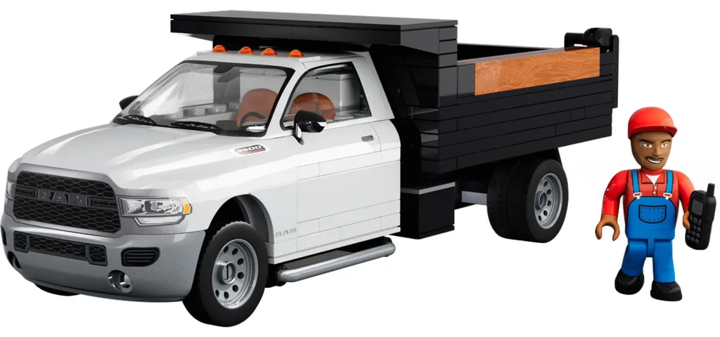 Cobi 24659 Camion Benne RAM 3500 Jouet Construction Miniature