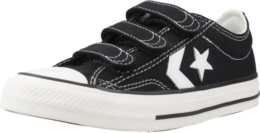 Converse Star Player 76 3V Ox Noir pour Enfant - Baskets Basses en Toile
