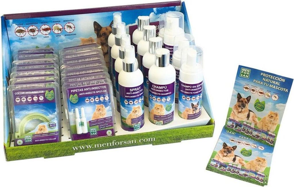 MENFORSAN Anti-Katzenkäfer Display - Margosa, Geraniol & Lavandin