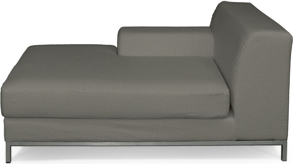 Dekoria Bezug für Kramfors Sofa Recamiere links, grau, Bezug für Recamiere links Kramfors