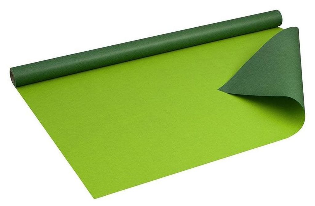 Carta da regalo verde e lime, 0,80 x 10 m - stampata su Immagine del prodotto 