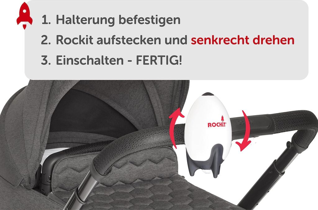 Rockit Baby Rocker Nabíjecí kočárek RR02 Obrázek produktu 6