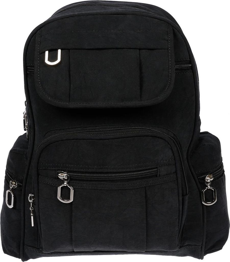 Christian Wippermann sportlicher leichter Damenrucksack Schwarz