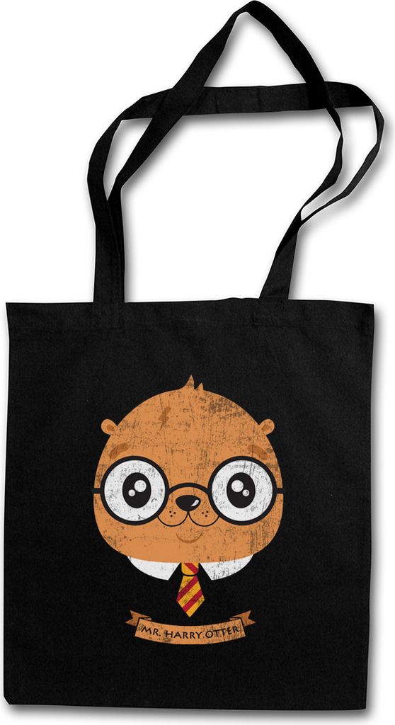 Urban Backwoods Harry Otter, Stofftasche, Farbe: Schwarz