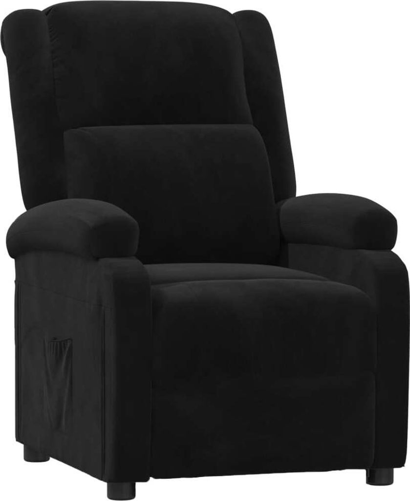 Relaxsessel Schwarz Samt