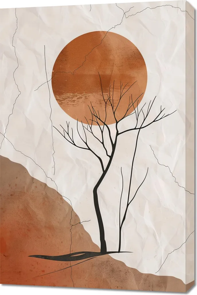 Quadro Arredamento Deserto 60x90 cm - Stampa Tela Professionale