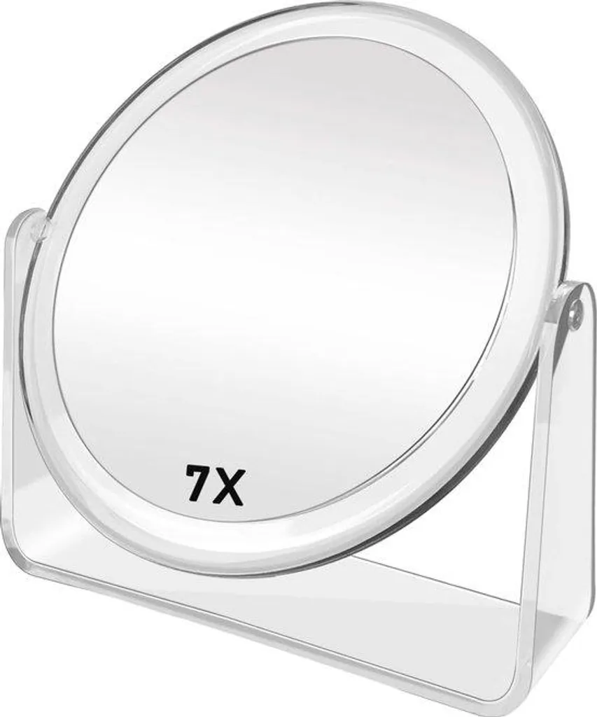 Miroir de beauté double face idéal pour épilation sourcils et maquillage