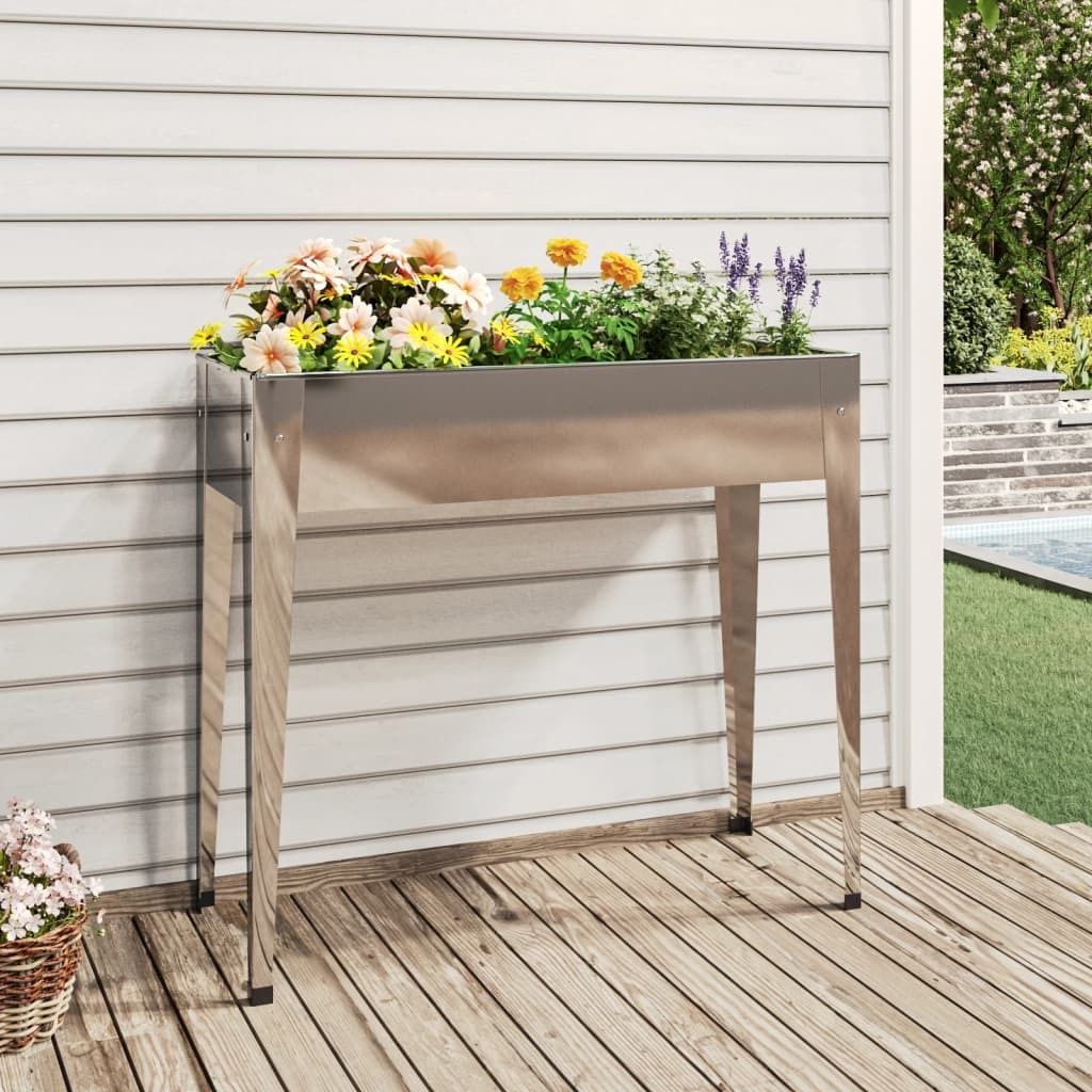 Maison Exclusive - Pflanzkübel 100,5x40,5x90 cm Verzinkter Stahl