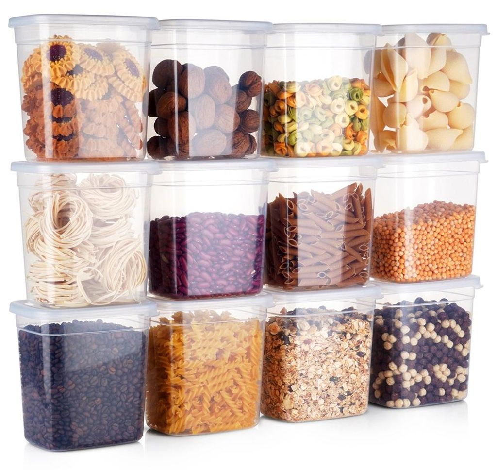 Vilde | Vorratsdosen 12er Set - 1,85 L - 16,5x16 cm - Produktbild 